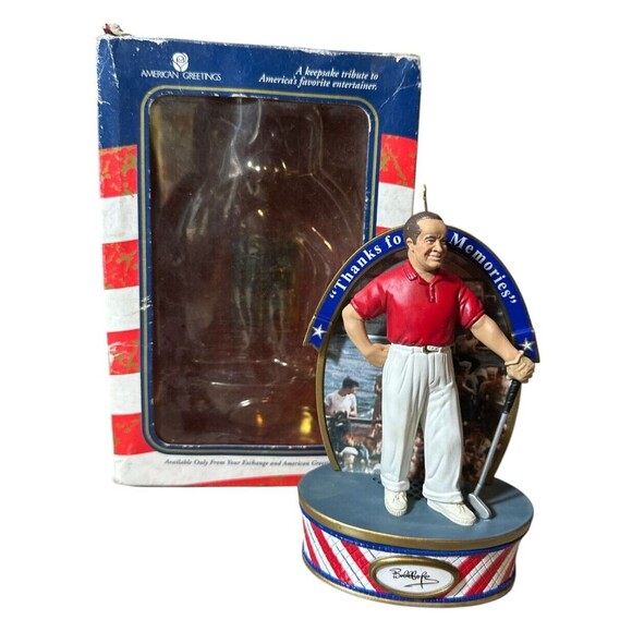 Bob Hope 2000 Christmas American Greetings Ornament Musical Military Salute NEW - Picture 3 of 4